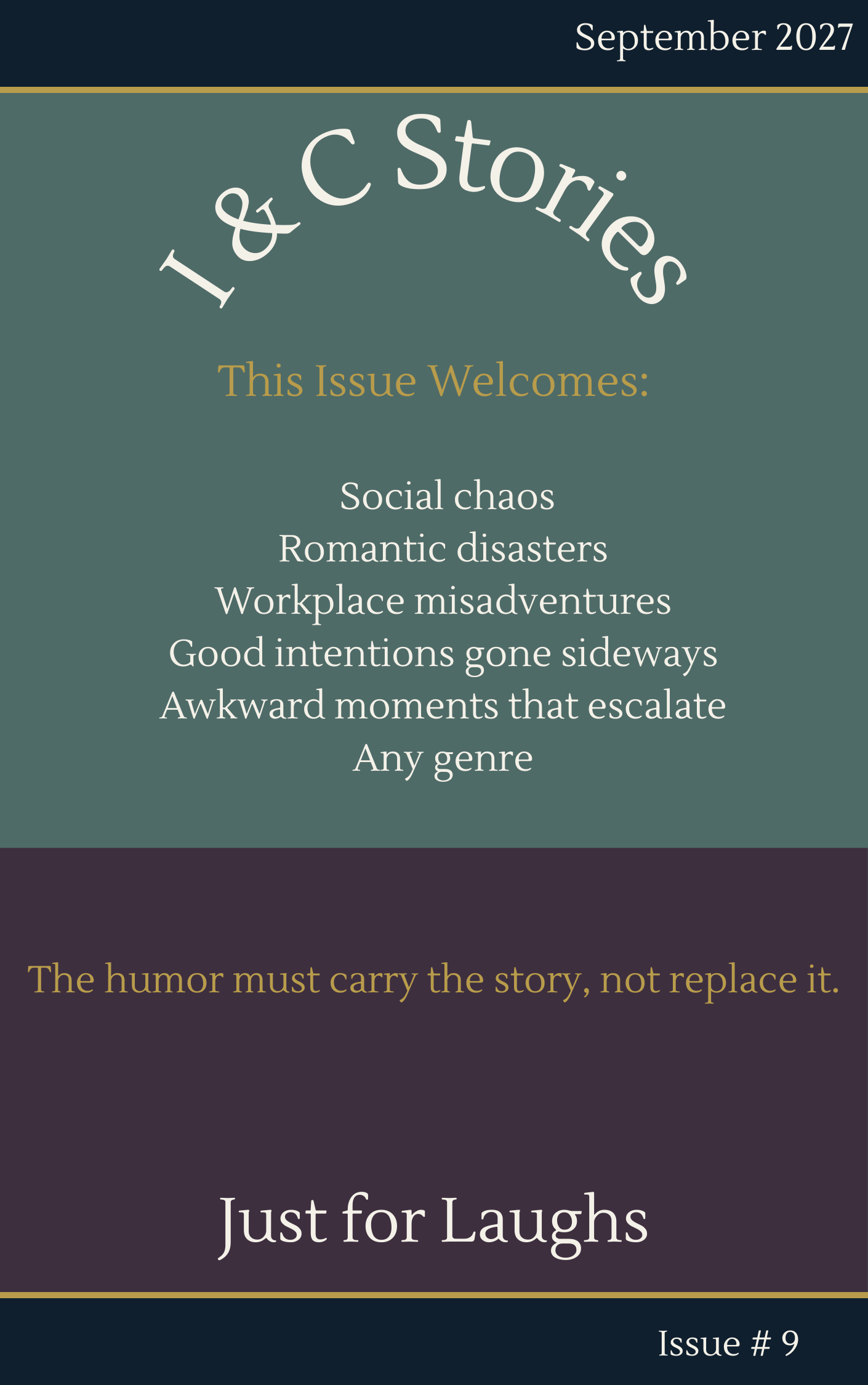 Ink & Consequences Stories — September 2027 cover